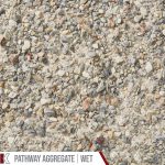 Kafka Gun Metal Marble Pathway shown wet