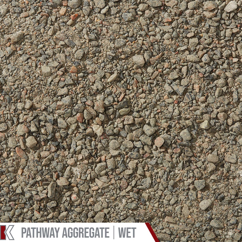 Kafka Midnight Blue Granite Pathway shown wet