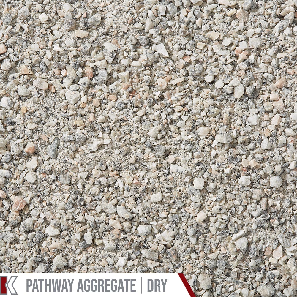 Kafka Salt & Pepper Granite Pathway shown dry