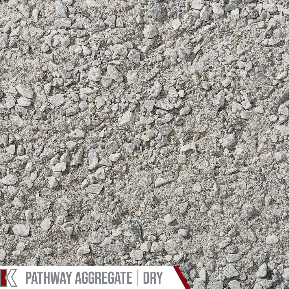 Kafka Sierra Black Granite Pathway shown dry