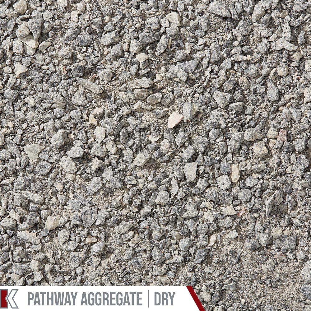 Kafka Starlight Black Granite Pathway shown dry