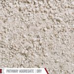 Kafka Frost White Granite Pathway shown dry